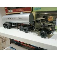 Урал-4320,, ЭЛЕКОН +п /прицеп битумовоз ДС-164,, КазЛаб,,