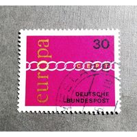 Марка Германия 1971 год Европа СЕРТ