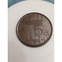 Нидерланды 5 центов 1992