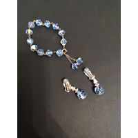 Набор браслет и сережки Аврора Бореалис