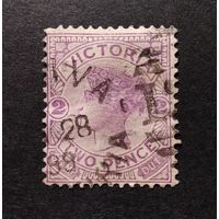 Великобритания\316с\ ВИКТОРИЯ 1886\1887-? КОРОЛЕВА  SG314(A-?) зубц12.5