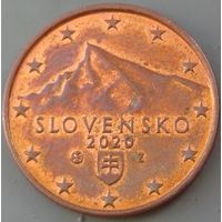 Словакия 1 евроцент 2020. Возможен обмен
