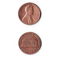 1 цент США 1985  года