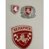 Шеврон и кокарды РБ.