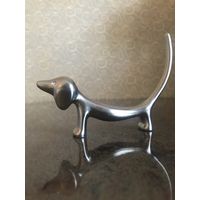 Держатель колец Собачка со стразами Фигурка металл