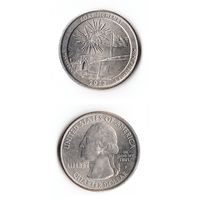 25 центов США 2013 Форт Мак-Генри (Мэриленд)  P