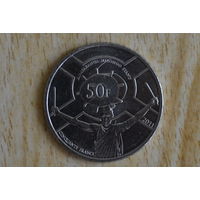 Бурунди 50 франков 2011 с 1 руб