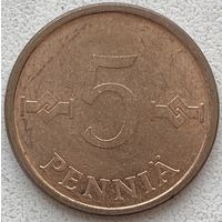 Финляндия 5 пенни 1971 г.