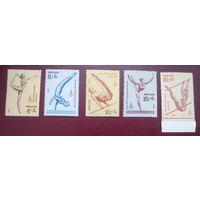 Марки СССР 1979 год. 4947 - 4951 Олимпийские игры, полная серия марок.