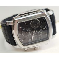 Часы-Хронограф "Kenneth cole" корпус нерж сталь,мех ISA swiss,состояние полностью исправные