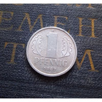 1 пфенниг 1987 (A) Германия ГДР #09 XF