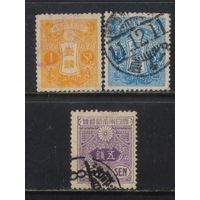 Япония Имп 1914 Вып Тазава тип III Стандарт #111,112,116