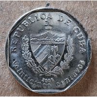 Куба 25 сентаво, 2008 г., КМ# 577