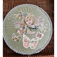 Панно на холсте акрил наклейки