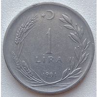 Турция 1 лира 1961 г.