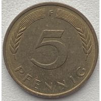 Германия 5 пфеннигов 1988 г. F