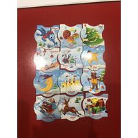 Магнитики-пазлы на холодильник