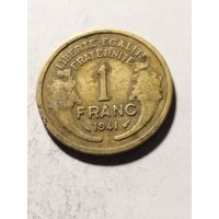 Франция 1 франк 1941