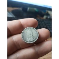 6 пенсов 1887 Великобритания