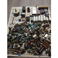 Радиодетали ретро , новые , бу , и ТД. Вес 5.890 кг
