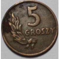 Польша, 5 грошей, 1949 год