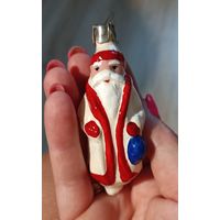 Елочные игрушки, стекло, дед мороз