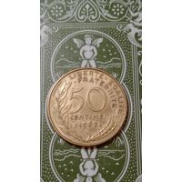 Франция 50 сантимов 1963