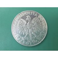 Польша 10 злотых 1933 Ядвига