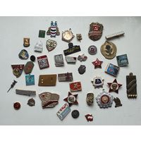 Значки с дефектами, одним лотом