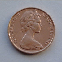 Австралия 2 цента. 1966 г.
