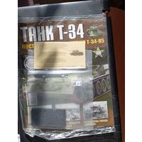 Журнал Танк Т-34 , номер 108 . 1:16 . С рубля .