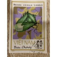 Вьетнам 1982. Насекомые. Nezara Viridula Linneus. Марка из серии