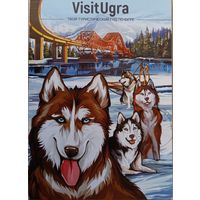 О-12. ПОДПИСАННАЯ ОТКРЫТКА. РОССИЯ. СОБАКИ. ВИЗИТУГРА..