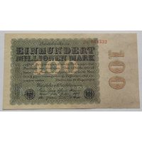 Германия 100 миллионов (100000000) марок 1923 22 августа