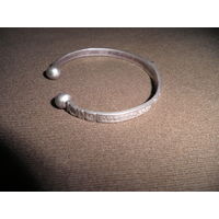 Браслет,серебро,чернь 1980-е г.Мавритания.Западная Африка.(лот 02).С рубля.