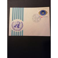 Польша 1970 КПД с маркой "25 лет ООН (UNO)" (спецгашение) Mi.2028 каталог 0.70 евро