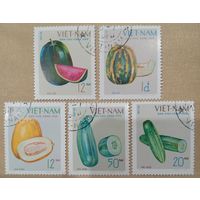 Вьетнам 1969. Бахчевые. Полная серия