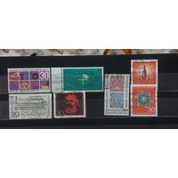 РАСПРОДАЖА ГЕРМАНИЯ 1968г. Полные серии. Гаш.