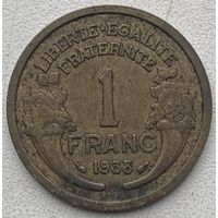 Франция 1 франк 1938 г.