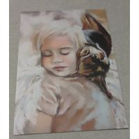 Посткроссинг. Открытка. Тираж 500 экз. Прошла почту. Марка и чёткий штемпель Калинкович.