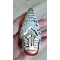 Ёлочные игрушки,стекло, домик, цена за один.