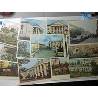 Открытки Минск 13 шт  , с рубля .