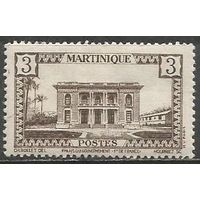 Мартиника. Императорский дворец. 1942г. Mi#192.