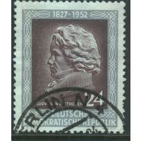 ГЕРМАНИЯ, ГДР - 1952 [Mi. 301] Гашеная (DDR02)