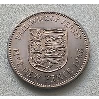 Джерси 5 Пенсов, 1968 6-12-26