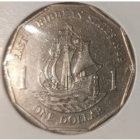 Шалёны распродаж! 1 Доллар Вост.-Карибские гос-ва 1989.