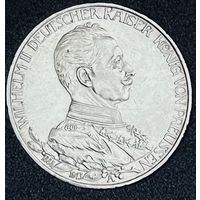 Монета 3 марки 1913 года Мундир без МЦ