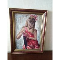 Крохолев П.С. "Девочка в красном"