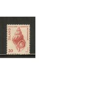 Исландия-1982(Мих.576) , ** , Морская Фауна, Раковины