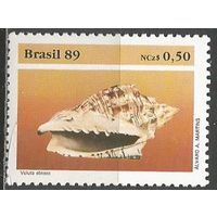 Бразилия. Морской молюск. 1989г. Mi#2318.